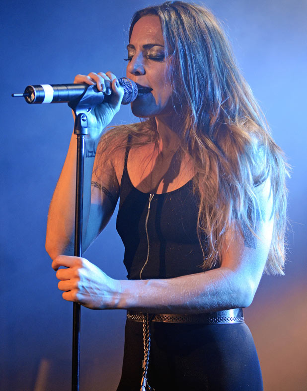 Mel C performs at G-A-Y night club, London