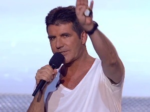 Screengrab of Simon Cowell from US X Factor promo. 