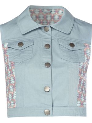 Miss Mode: internacionale denim waistcoat