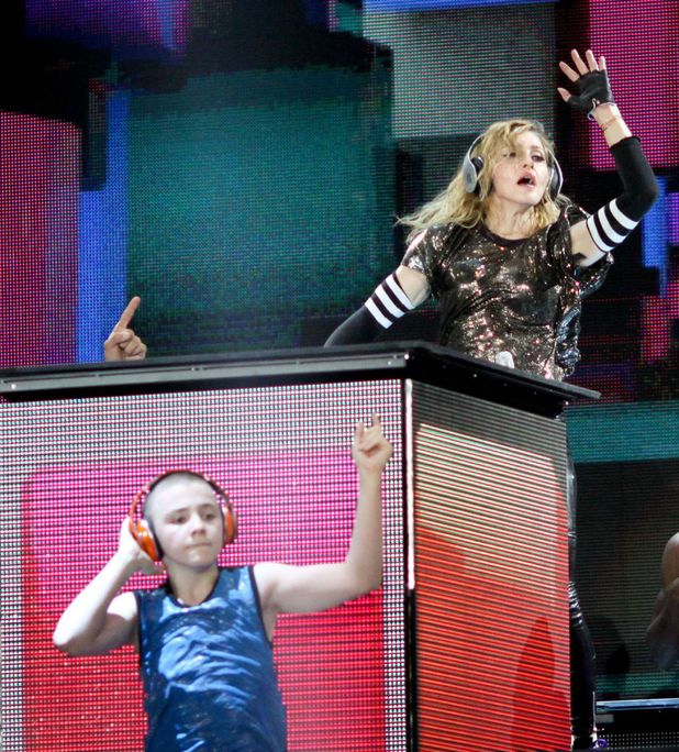 Madonna in concert on her MDNA tour, Moscow, Russia, Rocco