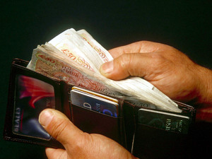 wallet full of money