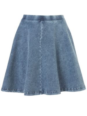 miss mode: topshop denim skirt