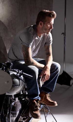David Beckham posts photos to his Facebook page
