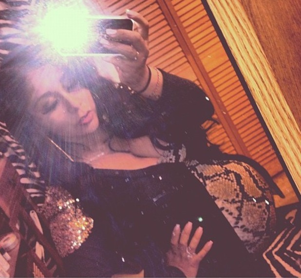 Nicole "Snooki" Polizzi heavily pregnant