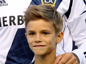 Beckham Romeo Arsenal on David Beckham Arsene Wenger Made My Son Romeo An Arsenal Fan