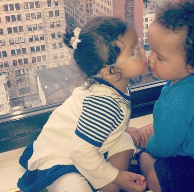 Mariah Carey's twins Monroe and Moroccan