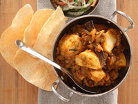 Balti curry. people in Birmingham eat more curries than anywhere in the UK.