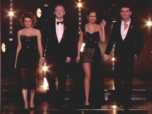 Louis Walsh, Dannii Minogue, Cheryl Cole and Simon Cowell are judges on 'The X Factor', shown on ITVEngland - 05.12.10 Supplied by WENN.comWENN does not claim any ownership including but not limited to Copyright or License in the attached material. Any downloading fees charged by WENN are for WENN's services only, and do not, nor are they intended to, convey to the user any ownership of Copyright or License in the material. By publishing this material you expressly agree to indemnify and to hold WENN and its directors, shareholders and employees harmless from any loss, claims, damages, demands, expenses (including legal fees), or any causes of action or allegation against WENN arising out of or connected in any way with publication of the material.