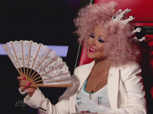 Christina Aguilera NBC's 'The Voice' Season 3, Episode 21 The Vocalists face elimination; Cee Lo Green and Christina Aguilera perform USA - 13.11.12 Supplied by WENN.comWENN does not claim any ownership including but not limited to Copyright or License in the attached material. Any downloading fees charged by WENN are for WENN's services only, and do not, nor are they intended to, convey to the user any ownership of Copyright or License in the material. By publishing this material you expressly agree to indemnify and to hold WENN and its directors, shareholders and employees harmless from any loss, claims, damages, demands, expenses (including legal fees), or any causes of action or allegation against WENN arising out of or connected in any way with publication of the material.