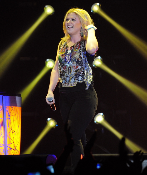 Kelly Clarkson
performing live at Wembley Arena on the final date of her UK 'Stronger Tour 2012'
London, England - 20.10.12
Credit: (Mandatory): Danny Clifford/Hottwire.net/WENN.com