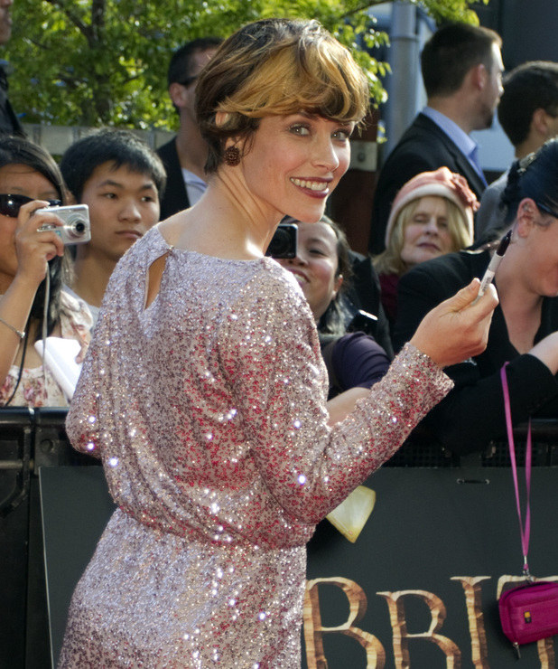 Evangeline Lilly on the red carpet at the world premiere of The Hobbit - An Unexpected Journey, Embassy Theatre, Wellington, New Zealand, Wednesday, November 28, 2012. Credit:SNPA/David Rowland
