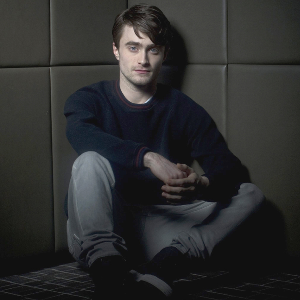 Daniel Radcliffe, press shot, The Woman in Black, January 2012