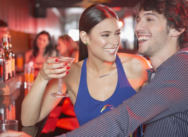 Stock image, couple drinking, Rex