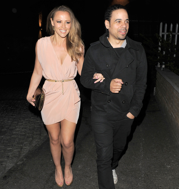 Kimberley Walsh and her boyfriend Justin Scott leaving Gilgamesh restaurant London, England - 31.03.12 Credit: (Mandatory): Will Alexander/WENN.com