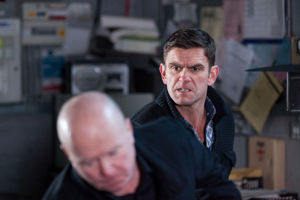 EastEnders, Jack punches Phil, Mon 25 Feb