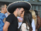 TOWIE's Ricky Rayment & Jessica Wright kiss as cast arrive in Marbella