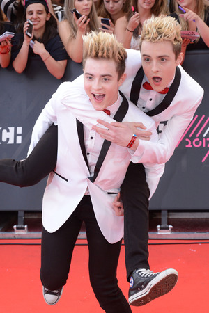 Jedward pose at MuchMusic Video Awards - 16 June 2013