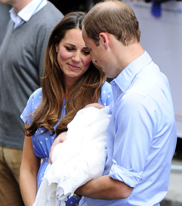 Royal Baby: Kate Middleton, Prince William And Son Leave Kensington ...