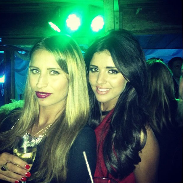 Lucy Mecklenburgh, Ferne McCann at Bodo Schloss, 2 October 2013