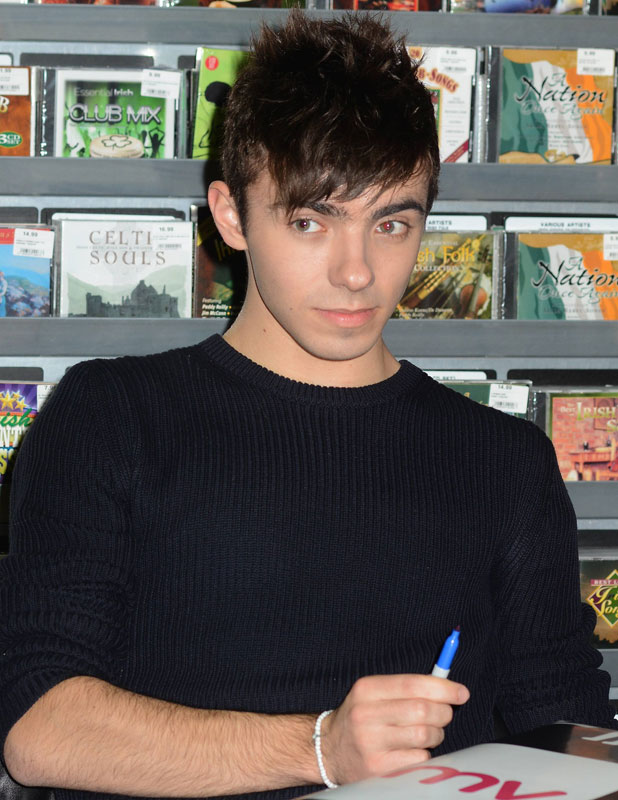 The Wanted - Jay McGuiness, Max George, Tom Parker, Siva Kaneswaran, Nathan Sykes at HMV Dundrum, 19 November 2013