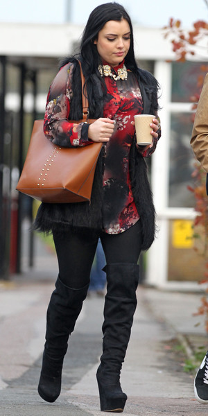 Shone McGarty out and about, Estree Studios, London, Britain - 26 Nov 2013