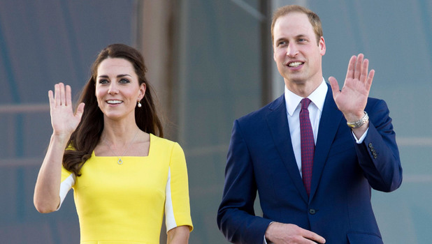 Prince William, Duke of Cambridge and Catherine, Duchess of Cambridge arriving at Sydney Opera House during an official visit to Australia - 16 April 2014