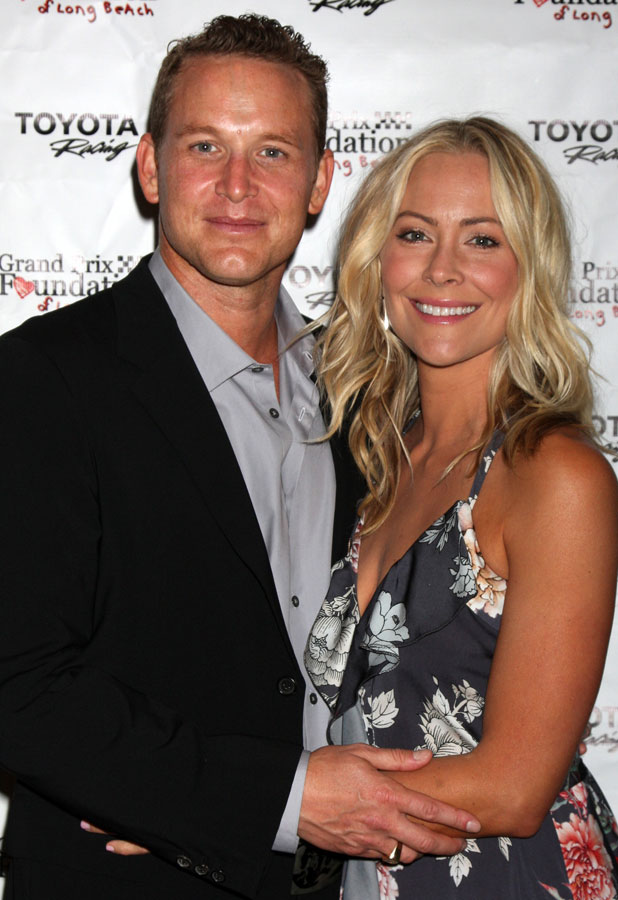 Sweet Valley Highs Cynthia Daniel Cheers Husband Cole Hauser At Races