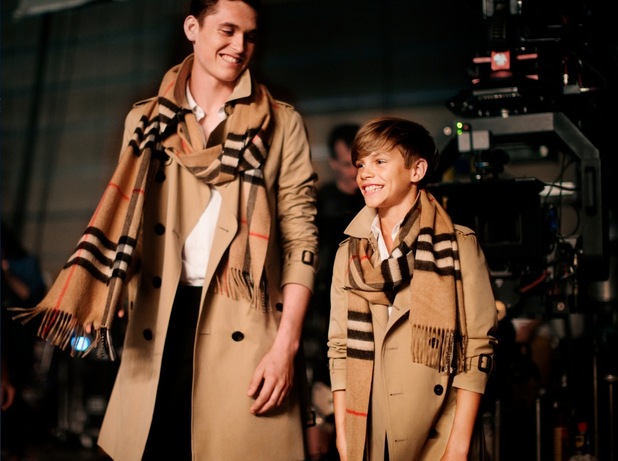 Romeo Beckham Is The Star Of Burberry S New Festive Campaign Video Fashion News Reveal