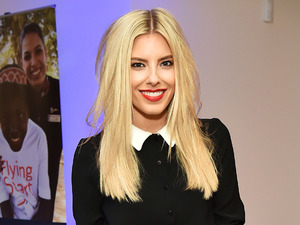 Mollie King attends the British Airways Flying Start for Comic Relief party in London, England - 29 January 2015