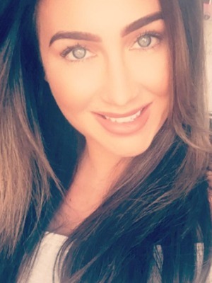 Lauren Goodger gets new Easilocks hair extensions at Gloss in Buckhurst Hill Essex, 22 July 2016