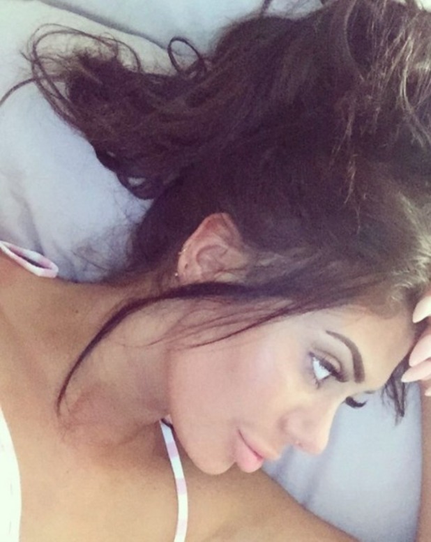 Chloe Ferry shows off new semi-permanent eyelash extensions by Sirelle's Beauty, 19 September 2016