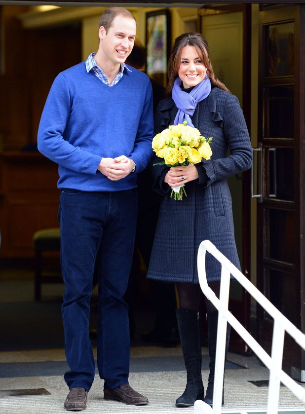 Pregnant Kate Middleton leaves hospital with Prince William: pictures ...