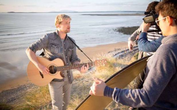 Kian Egan records his new video I'll Be - 9 May 2014