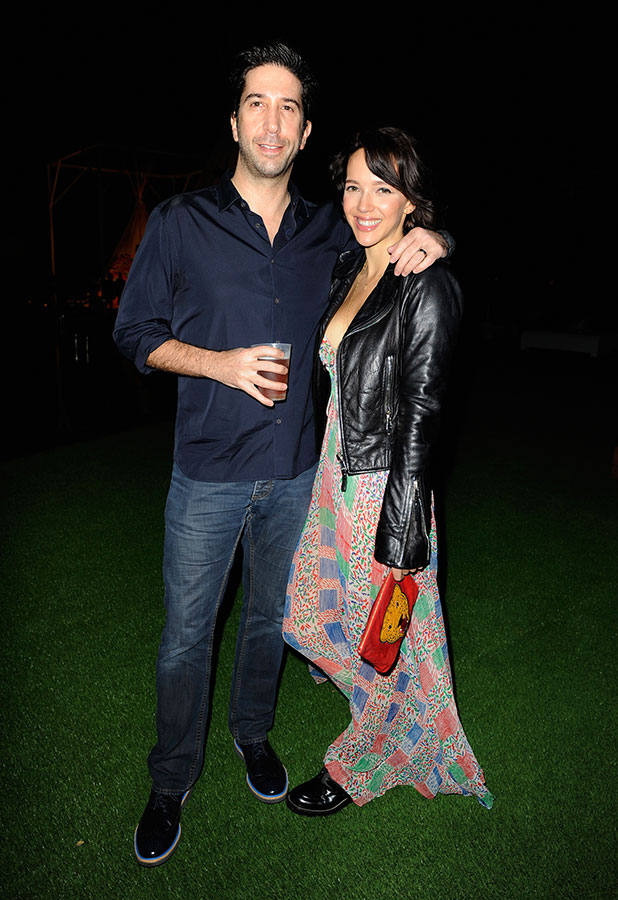 David Schwimmer and wife Zoe enjoy night at Art Basel Miami launch ...