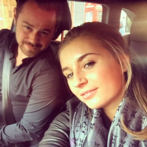 Danny Dyer's real-life daughter Dani dating his on-screen son Sam ...