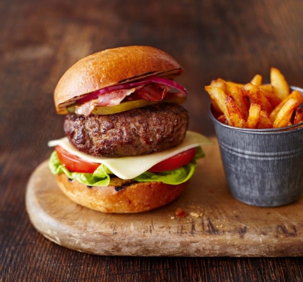 Gastro pub inspiration for your BBQ: cheese and bacon burger recipe ...