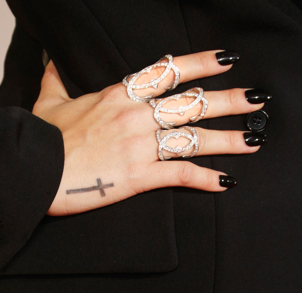 Get Demi Lovato's slick black Grammys nails with this exact polish ...