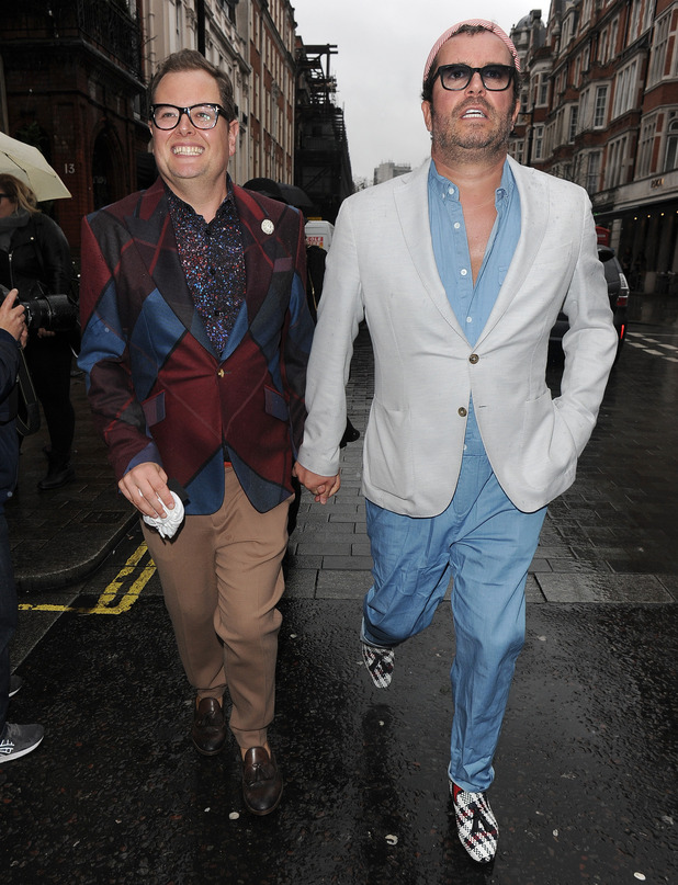 Alan Carr reveals he is ENGAGED to long term boyfriend Paul Drayton ...