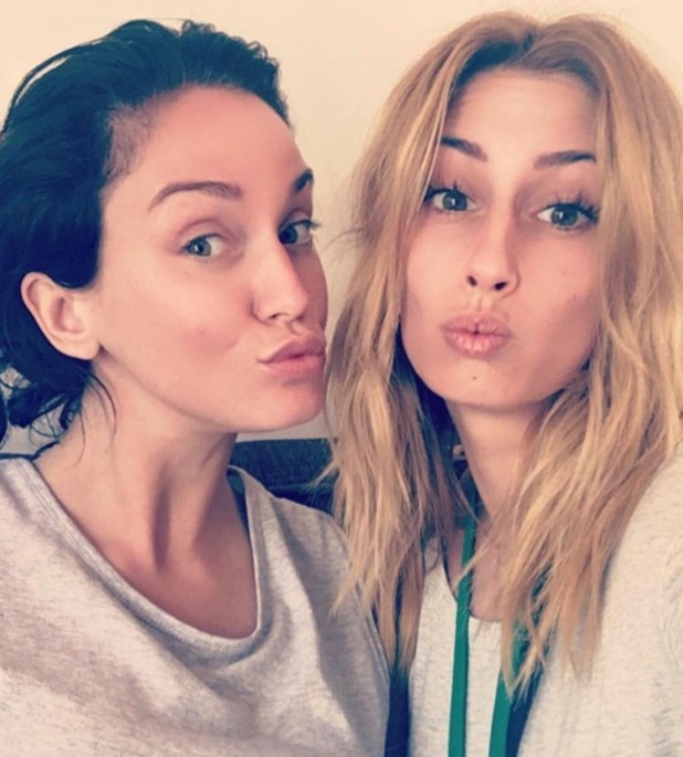 Stacey Solomon and Vicky Pattison pose for no make-up selfie ahead of I ...